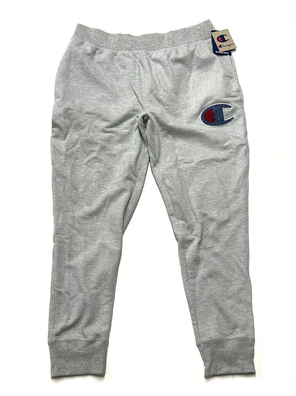 Mens Champion Reverse Weave Big C Joggers Size 2XL Sweatpants XXL Chenille Logo